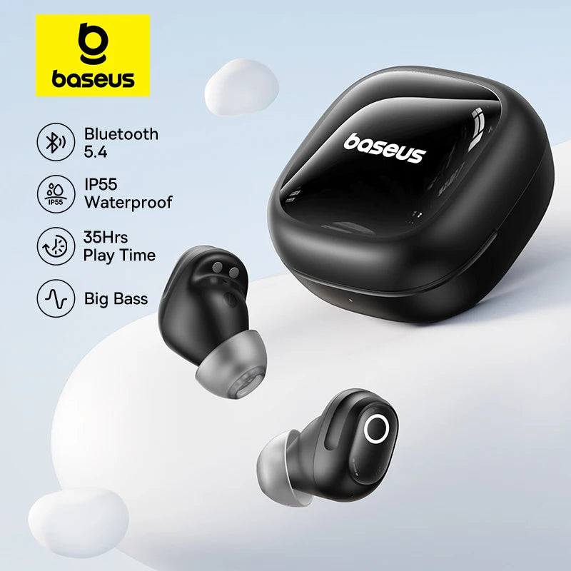Baseus Bass BD1 Wireless Earphones Bluetooth 5 4 Mini Bean Earbuds