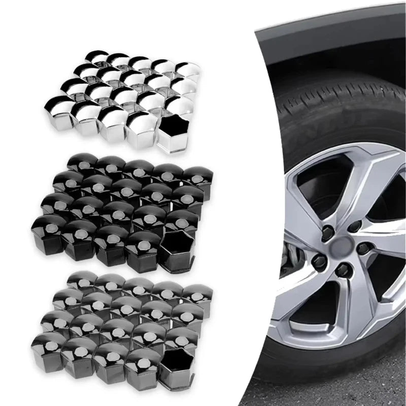 Car Wheel Nut Caps 17/19/21mm – Rust-Proof Bolt Covers 20–80pk