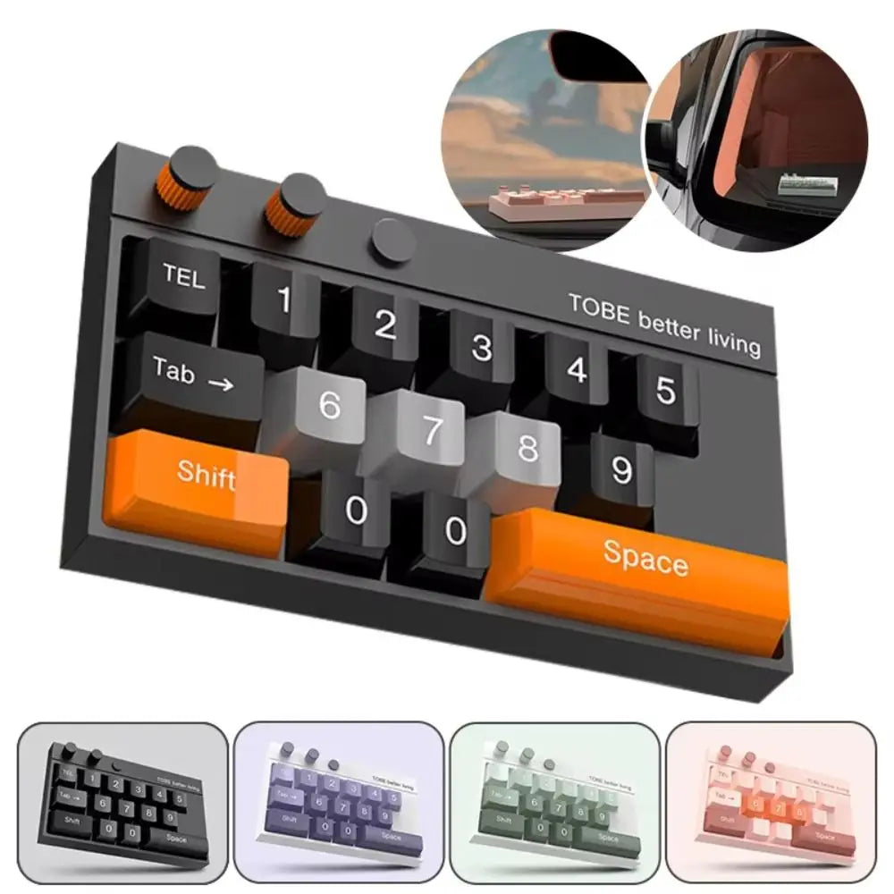 Ornaments Keyboard Shape Moving Plate Rotating Mechanical Number Sign Zpaxo