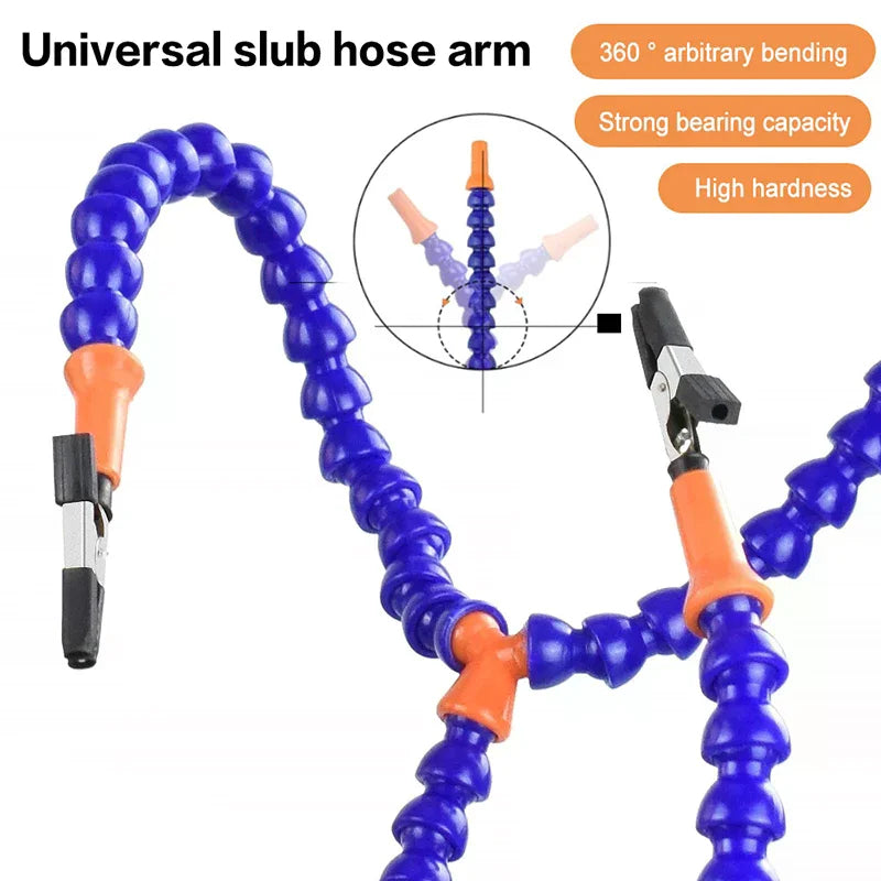 Table Clip Soldering Stand Welding PCB Holder Flexible Arm Tool Multi Zpaxo