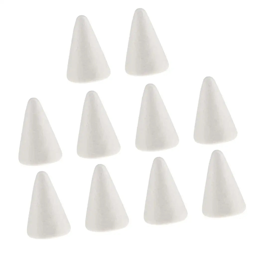 5/10pcs 70/100/150mm Christmas Tree Styrofoam Foam for Handmade Modeling Craft DIY Supplies Party Ornament Zpaxo