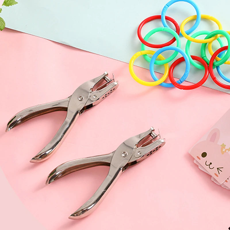 Metal Pore Diameter Punch Pliers Single Hole Puncher Hand Paper Zpaxo