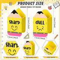 Pencil Dispenser Wooden Cute Desk Organizer Sharp Blunt Holder
