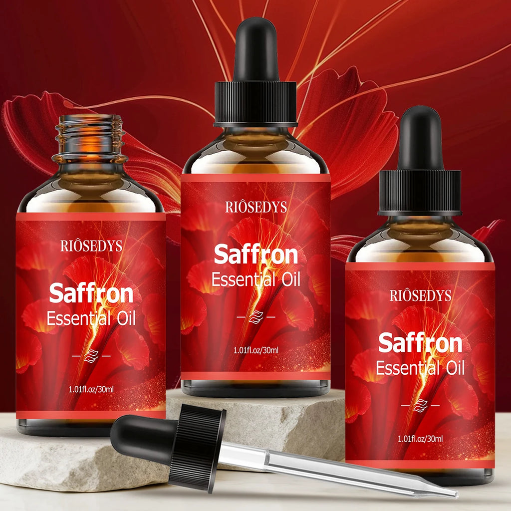 Saffron essential oil natural fragrance, is suitable for body massage treatments ,hair care anddiffuser Zpaxo