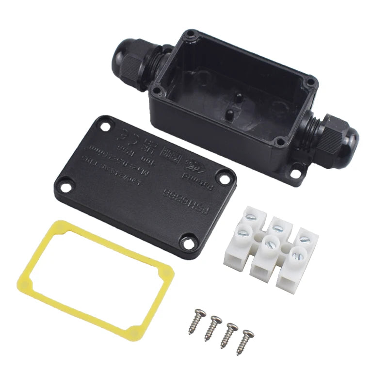 IP66 Waterproof Junction Box 2 Way 3 Cable Connector Sealed Retardant