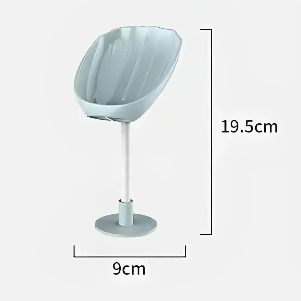 Wall-Mounted Suction Soap Dish – Bendable Drain Soap Holder Soap Dish Holder Zpaxo