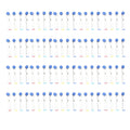 Wholesale 4 8 16 Lot Electric Toothbrush Head Oral B 6000 Replacement Zpaxo EBS-17A 80pcs