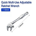 Mechanic's Ratchet Wrench Crab Claw Auto Chassis Pipeline Flange Zpaxo A1