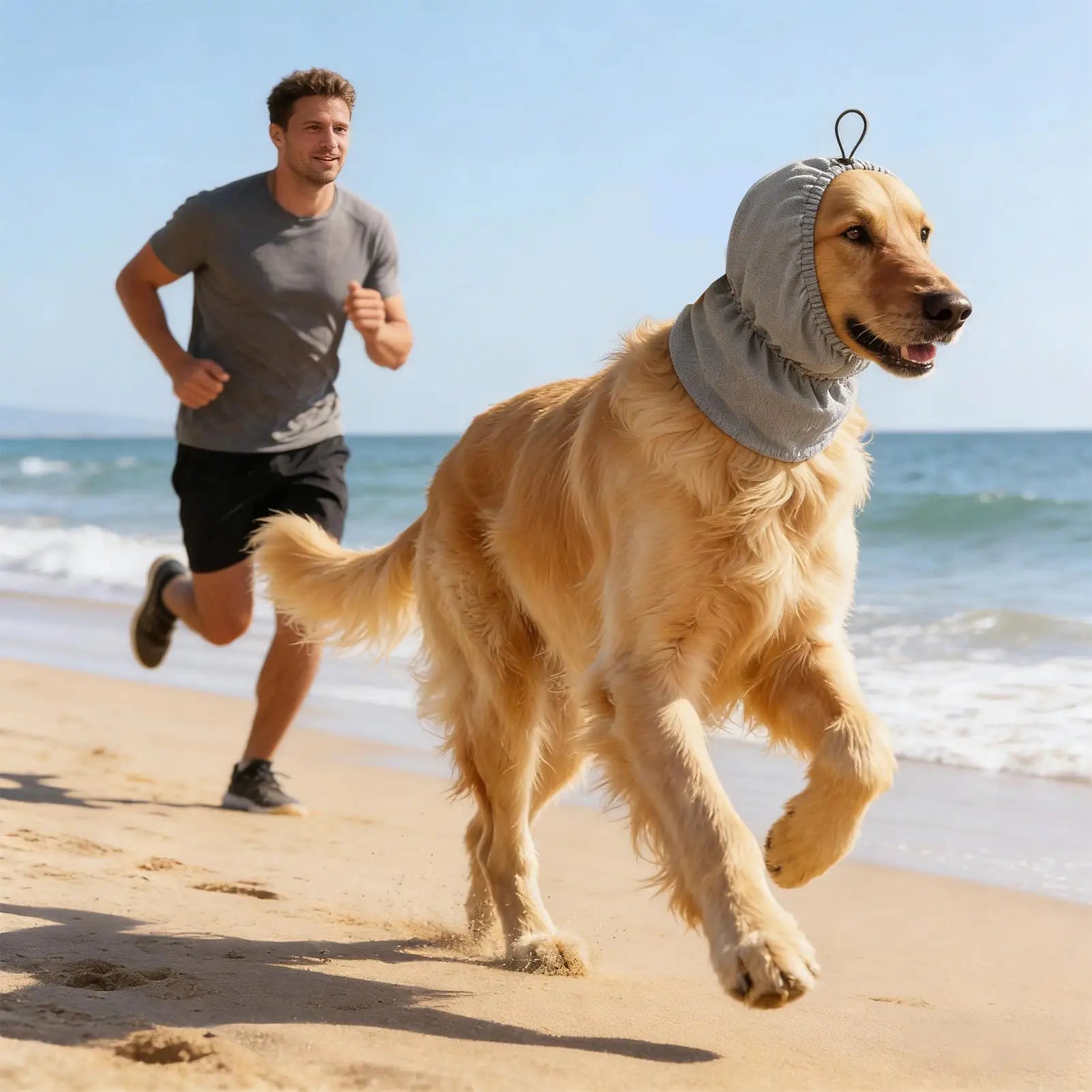 Dog Cooling Snood Non-slip Comfortable Breathable Adjustable Collar