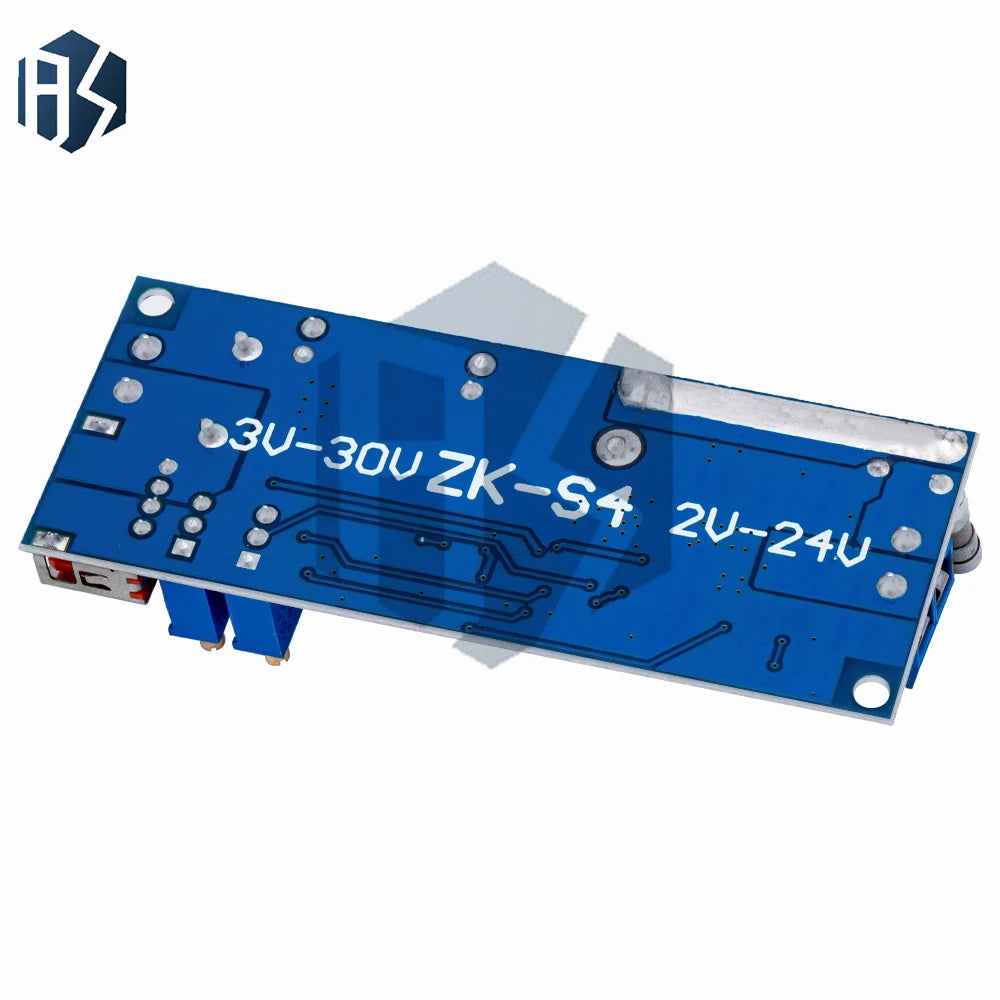 8‌0w High-Power DC-DC Boost Converter Module: 2-24V to 3-30V Adjustable Step-Up Voltage Regulator with CC/CV & USB Port Zpaxo
