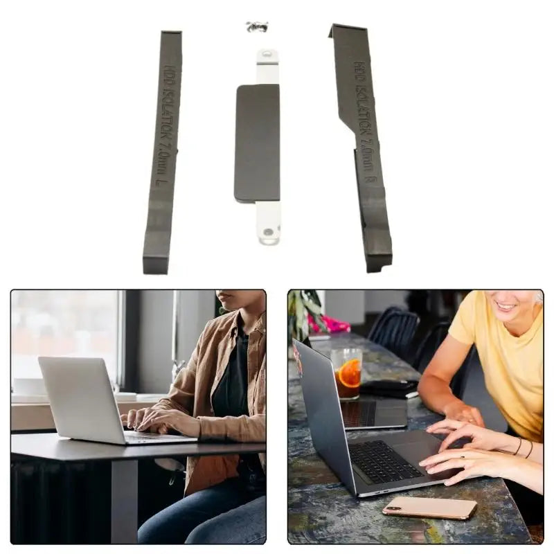 652F Upgraded Hard Drive Bracket Laptop Internal Storage With Rubber Connector Zpaxo
