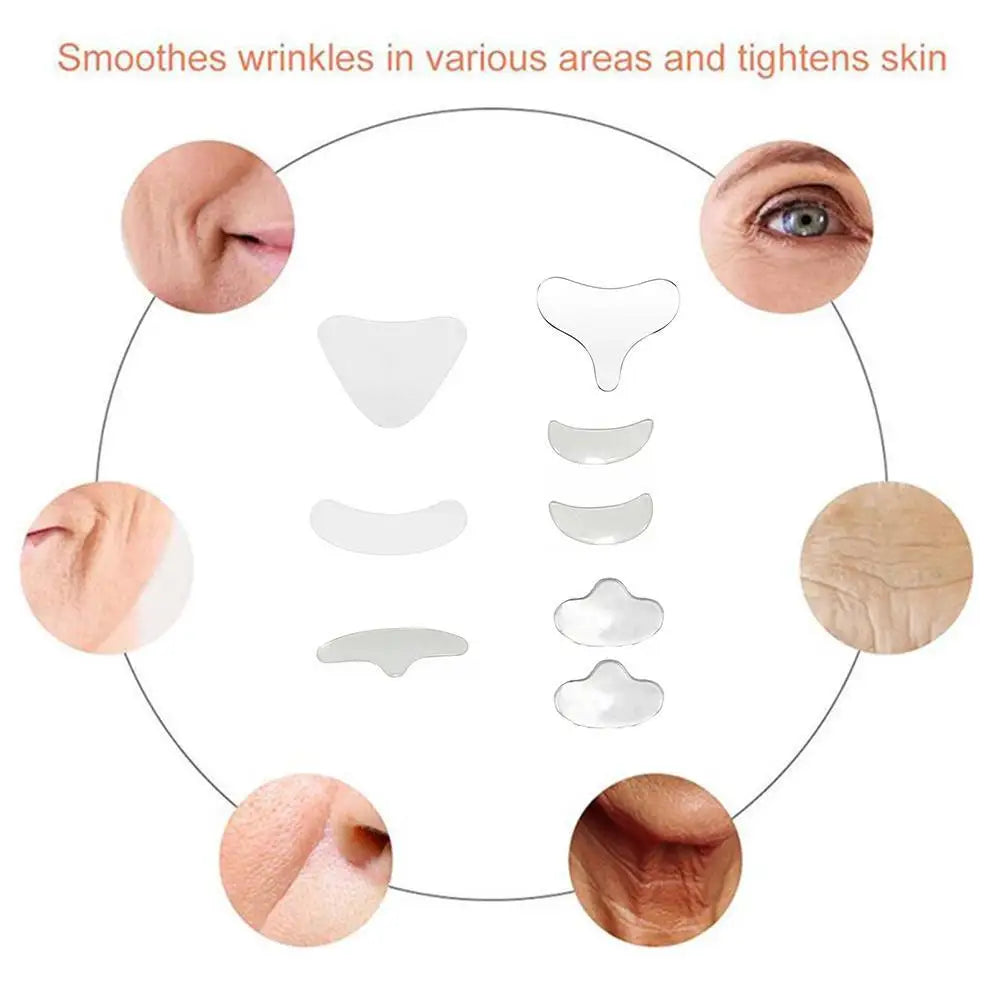Silicone Anti-Wrinkle Patches – Chest, Neck & Forehead Anti-Wrinkle Patches Zpaxo