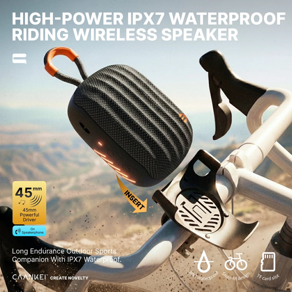 Newest Portable Mini Bluetooth Speaker Outdoor Bicycle Bracket Zpaxo