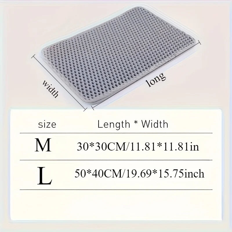 Extra Large Double-layer Leak-proof Litter Mat Box Filter Prevent Pet