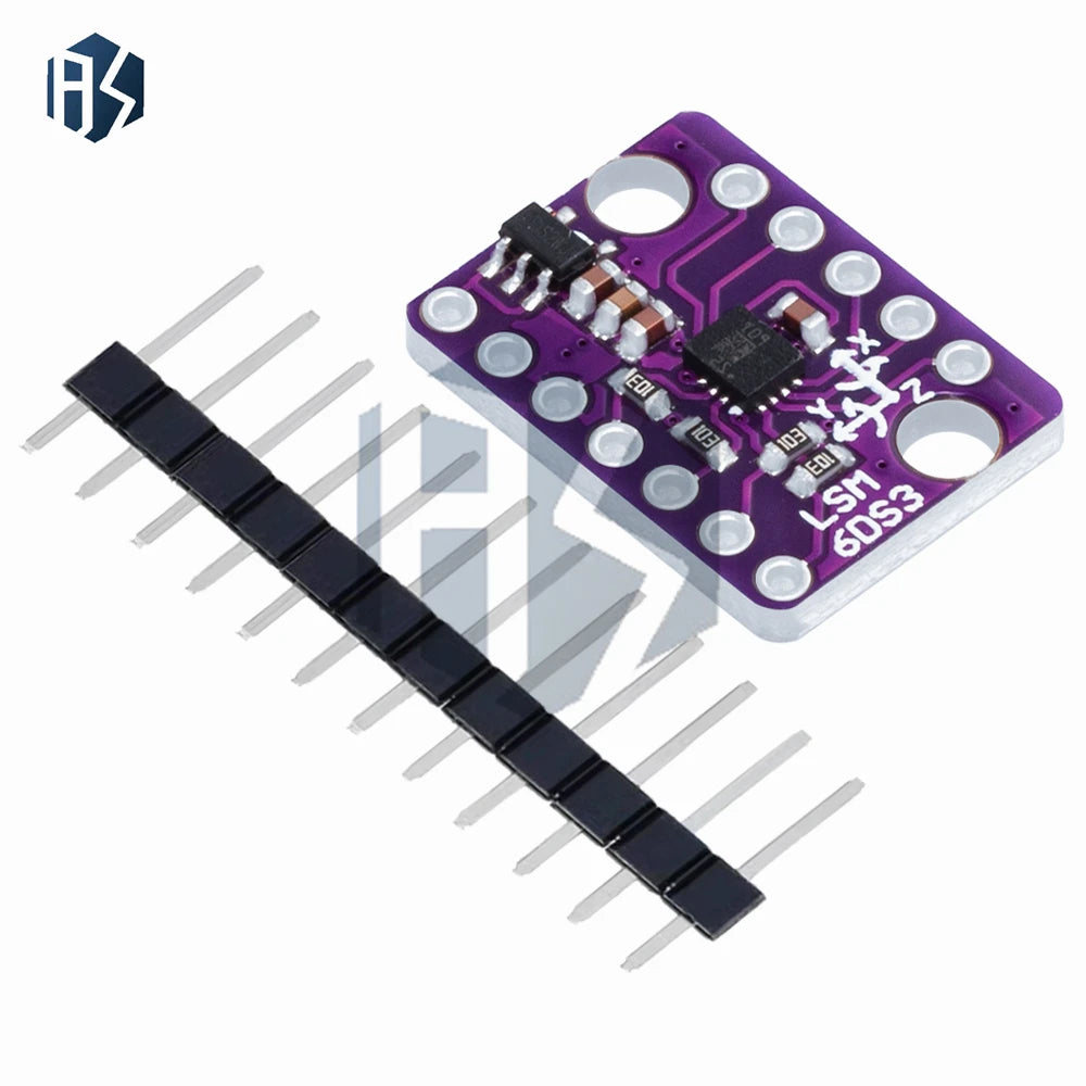 ‌1-20pcs LSM6DS3 6-Axis IMU Breakout Board – 3D Accelerometer, Gyroscope & Embedded Temperature Sensor with SPI/I2C Interface Zpaxo
