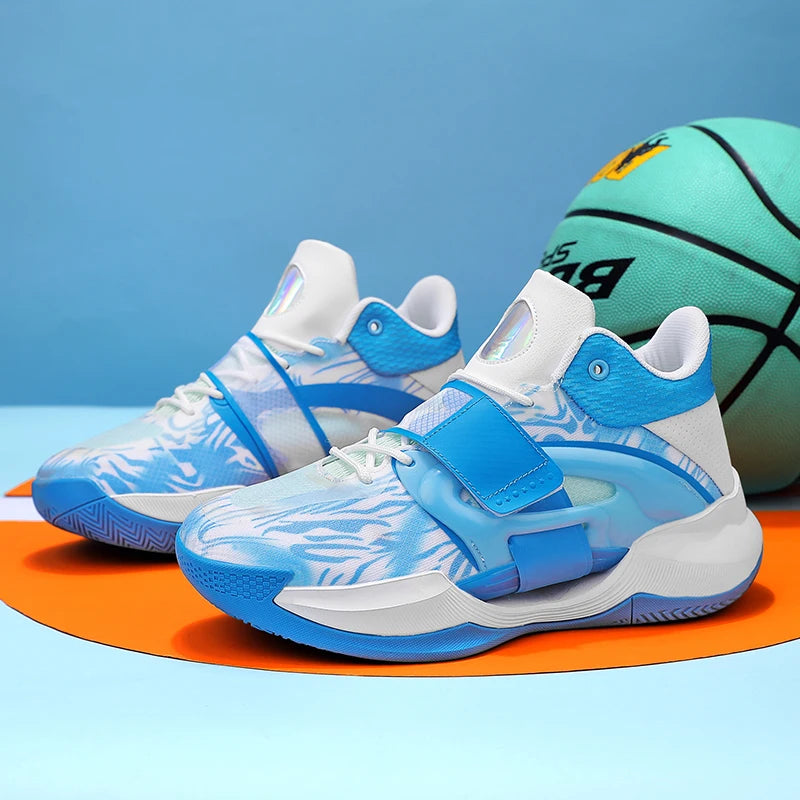 Men's Basketball Shoes Breathable Cushioning Non-slip Wearable Runing Zpaxo 8852 3 45