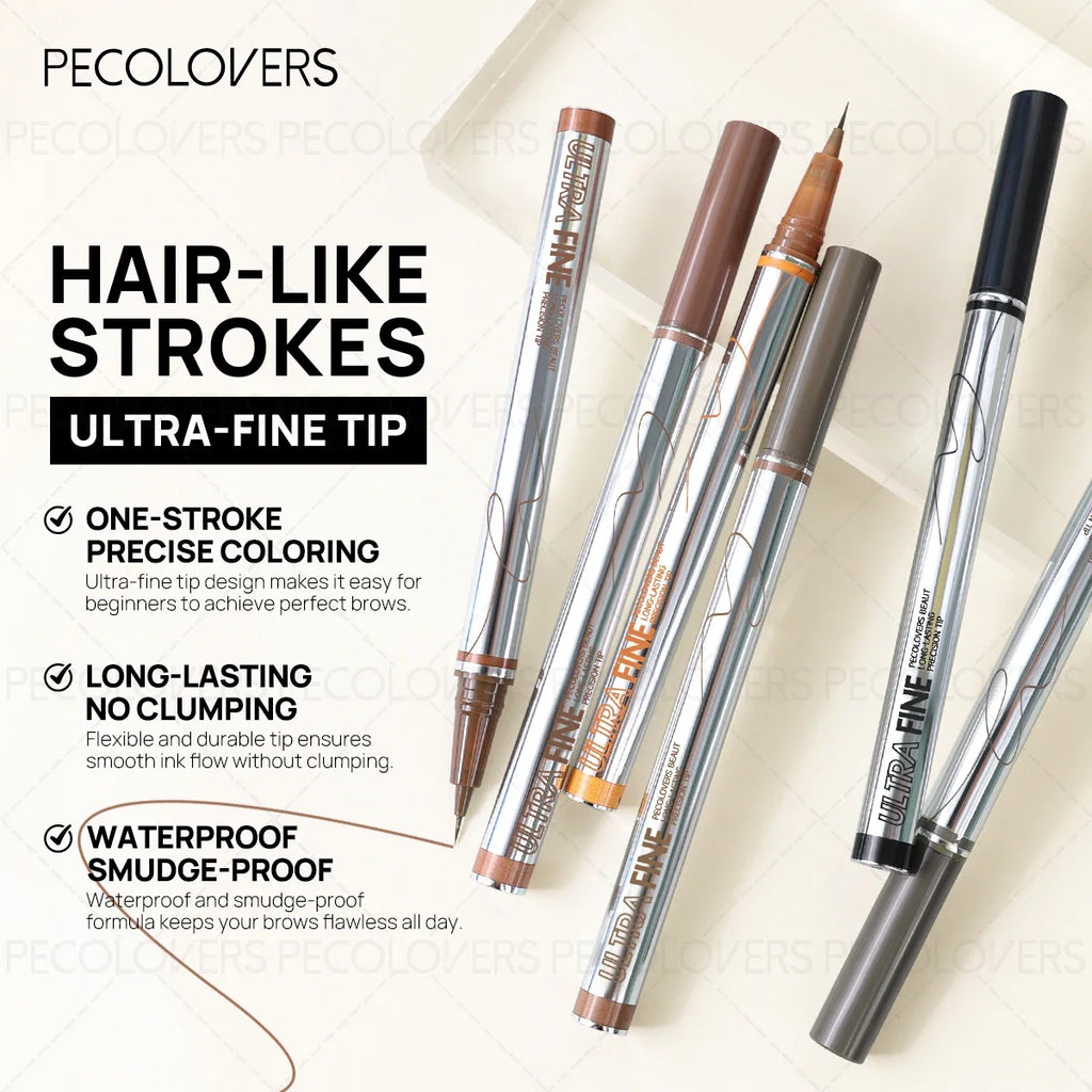 1PC Ultra-Fine Wild Brow Pencil, Simulates Realistic Hair Flow, with Distinct Hairs, Waterproof and Sweatproof, Smudge-proof Zpaxo