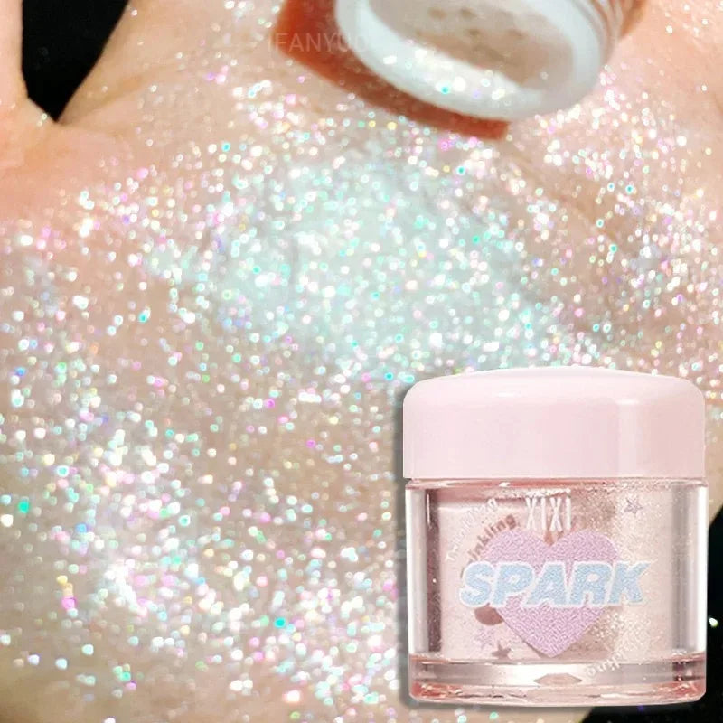 Dream Glitter Highlighter Powder Face Brightening Pearl
