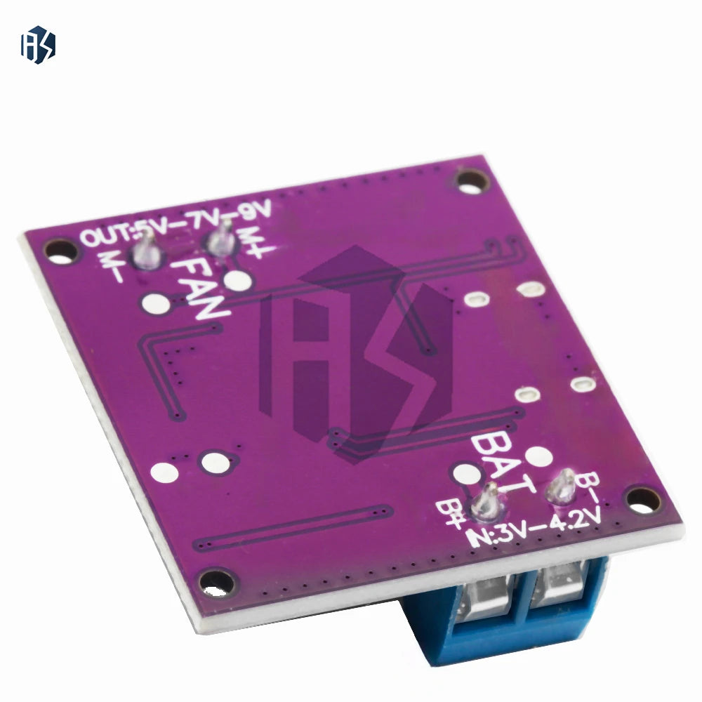 5V/7V/9V 3-Speed DC Motor Driver Module, Fan Drive Board with Charging Function Zpaxo