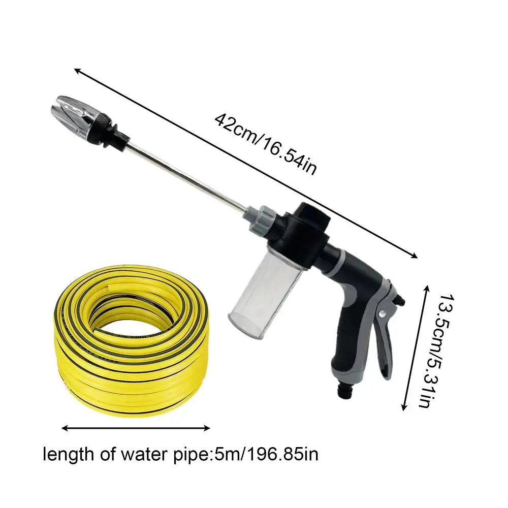 Water Pressure Washer Adjustable Nozzle Non-slip Portable Car Zpaxo C