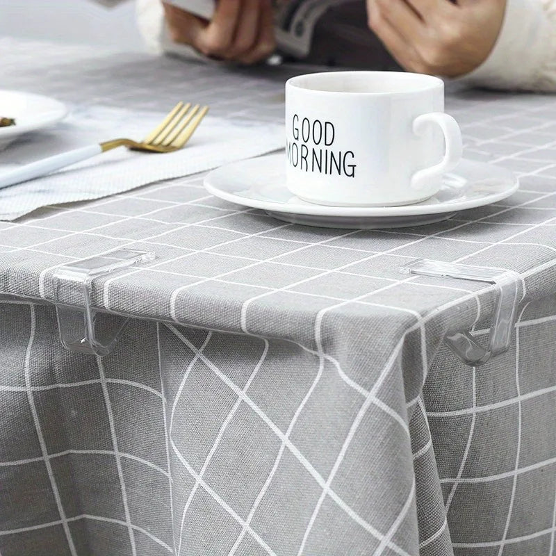 Tablecloth Fixing Clip Transparent Clips Anti-slip&anti-wrinkle