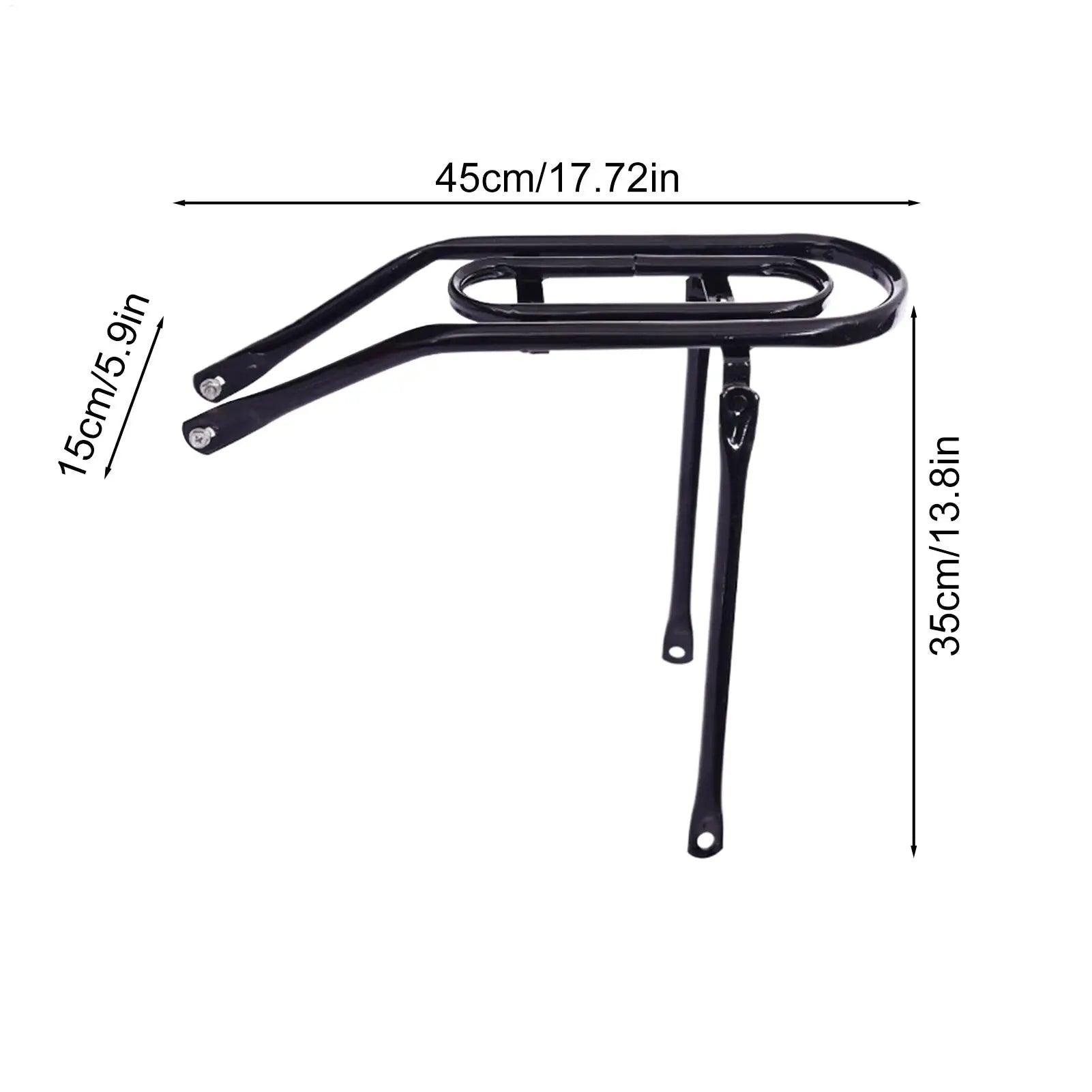 Rack Back Bike Rear Mount Carrier Luggage Lightweight Pannier
