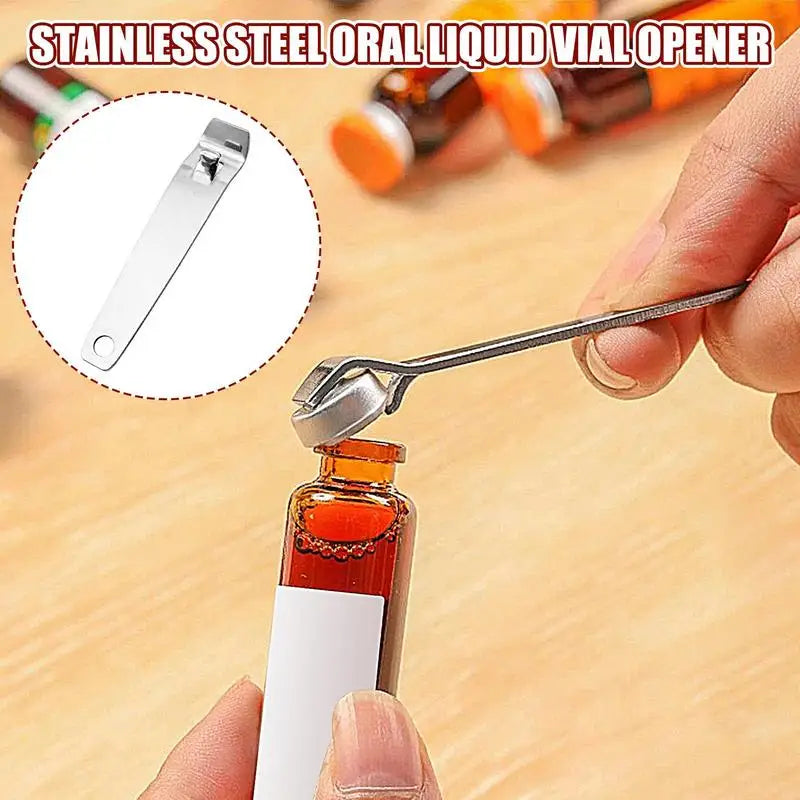Mini Bottle Opener Multifunctional Mini Bottle Cap Remover Mini Bottle Cap Opening Tool Stainless Steel Beer Bottle Can Jar Lid Zpaxo