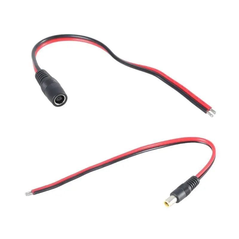 652F DC7909 Power Pigtails Cable Open End Power Wire Supply Repair Cable 14AWG Barrels Connector Pigtail for Solar Cell Laptop Zpaxo