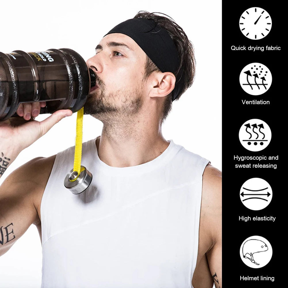 Sweat Absorption Headdress Quick Dry Running Head Band Anti-slip