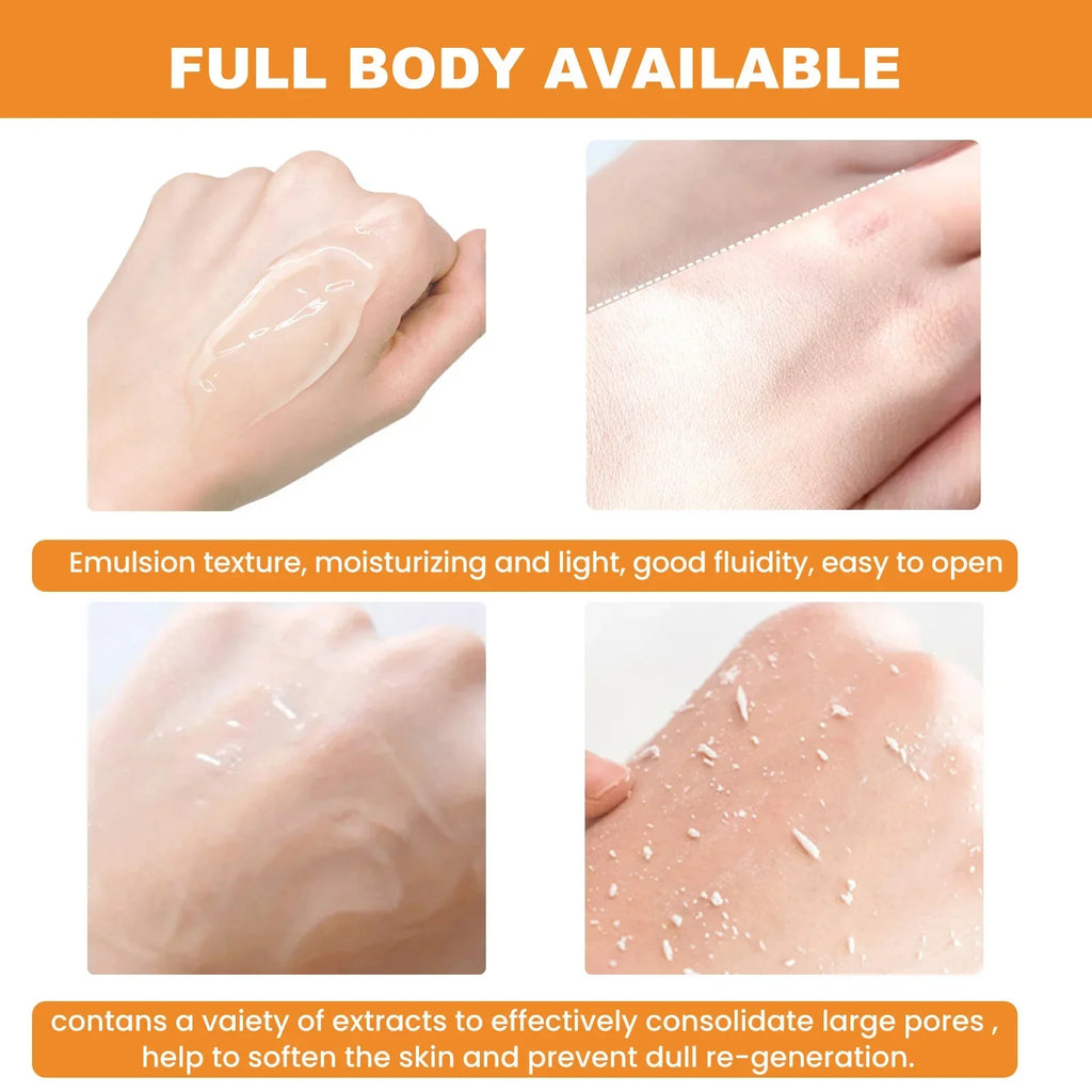 Orange Exfoliating Peeling Gel – Brightening Face Scrub 50g Exfoliating Peeling Gel Zpaxo