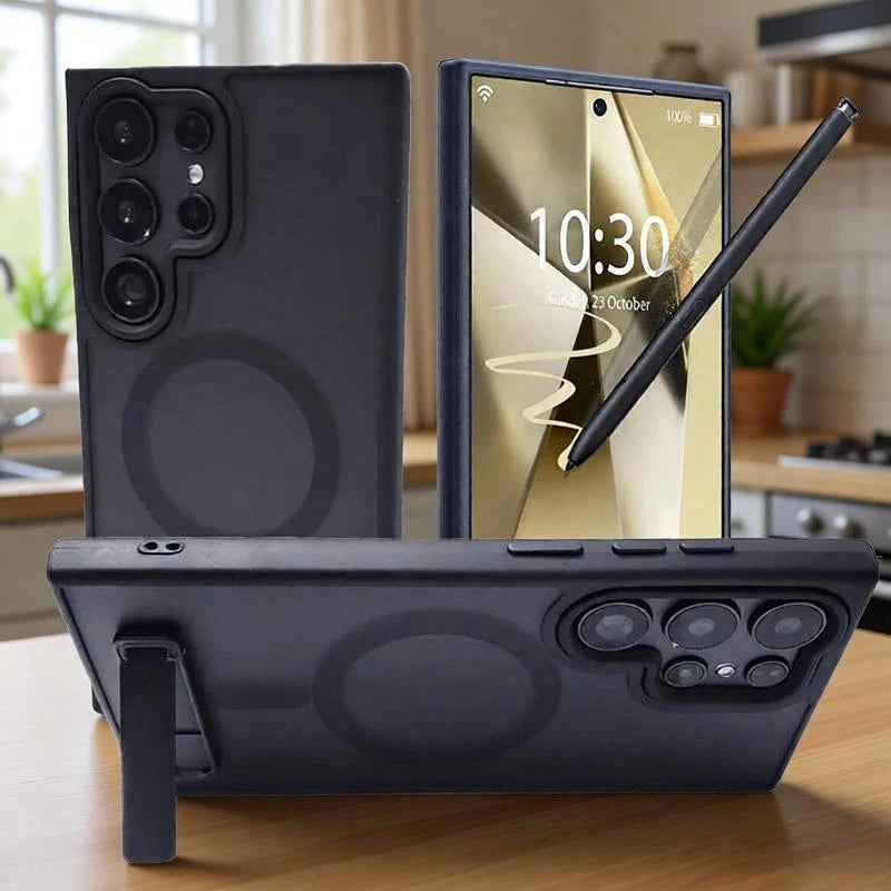 UYUXIO Magnetic Stand Phone Case Samsung Galaxy S26 A05 A06 A16 A26