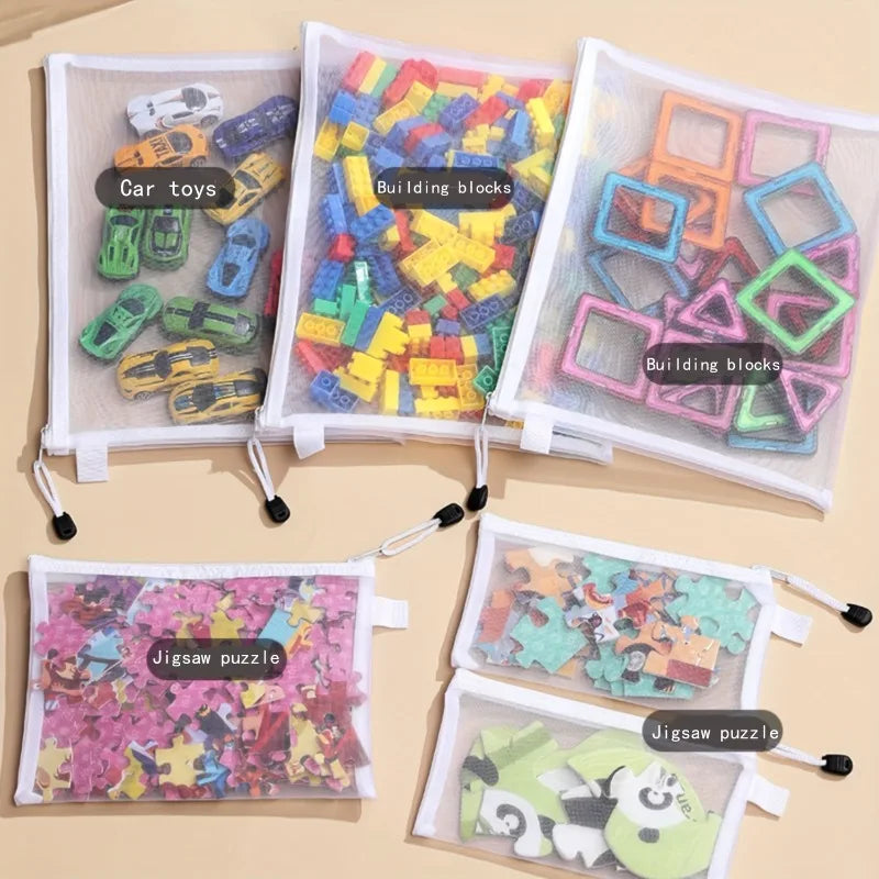 Large-capacity Mesh Storage Bags Multi-functional Transparent