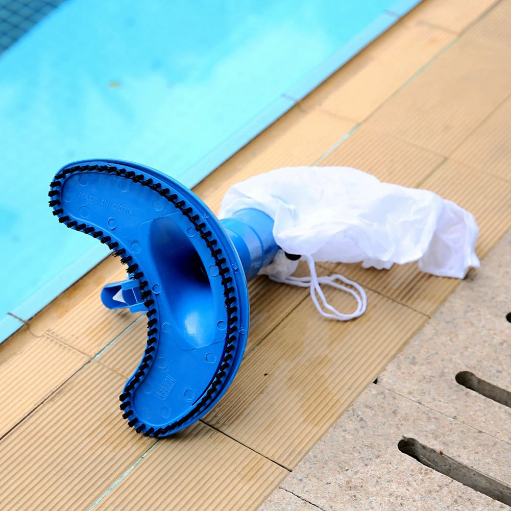 Professional Swimming Pool Vacuum Cleaner with Brush Multipurpose Cleaning Sterilization Tool Set Lightweight for Spa Water Park Zpaxo