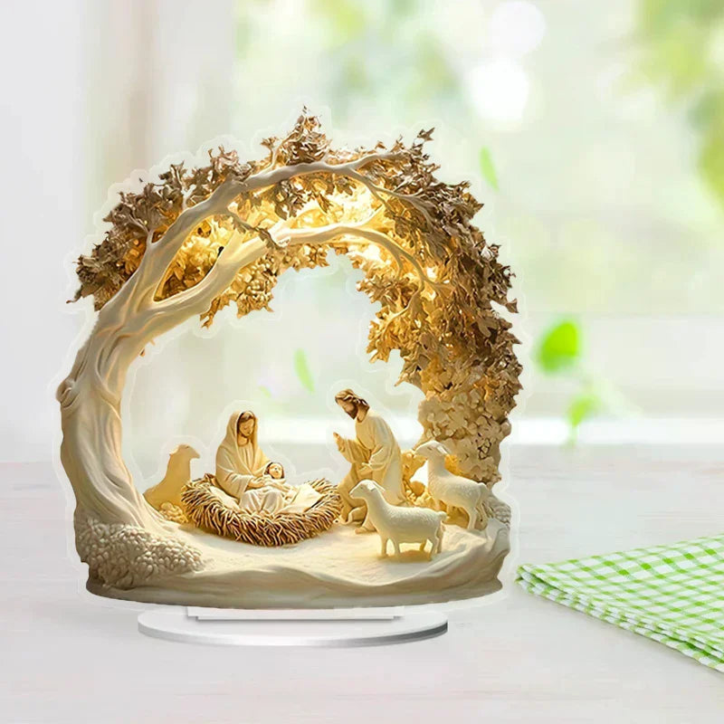 Tabletop Decor Nativity Figurines Set Home Decoration Easter Nativity Scene Figurine Zpaxo
