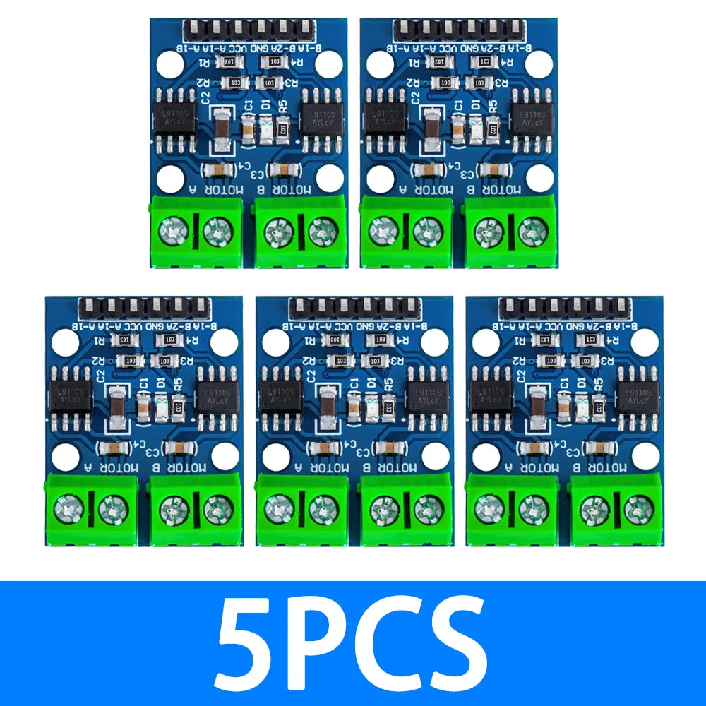 L9110S H-bridge Motor Driver Module Dual DC Stepper Controller Board Zpaxo 5pcs