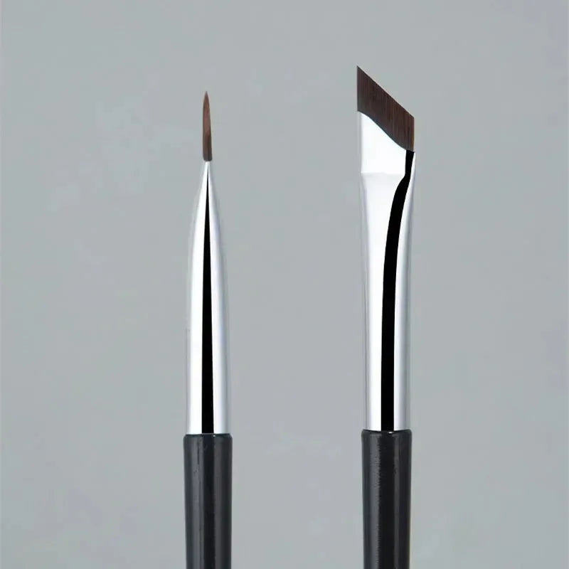 1- Angled Blade Eyeliner Brush Ultra Thin Fine Eyebrow Flat Sickle