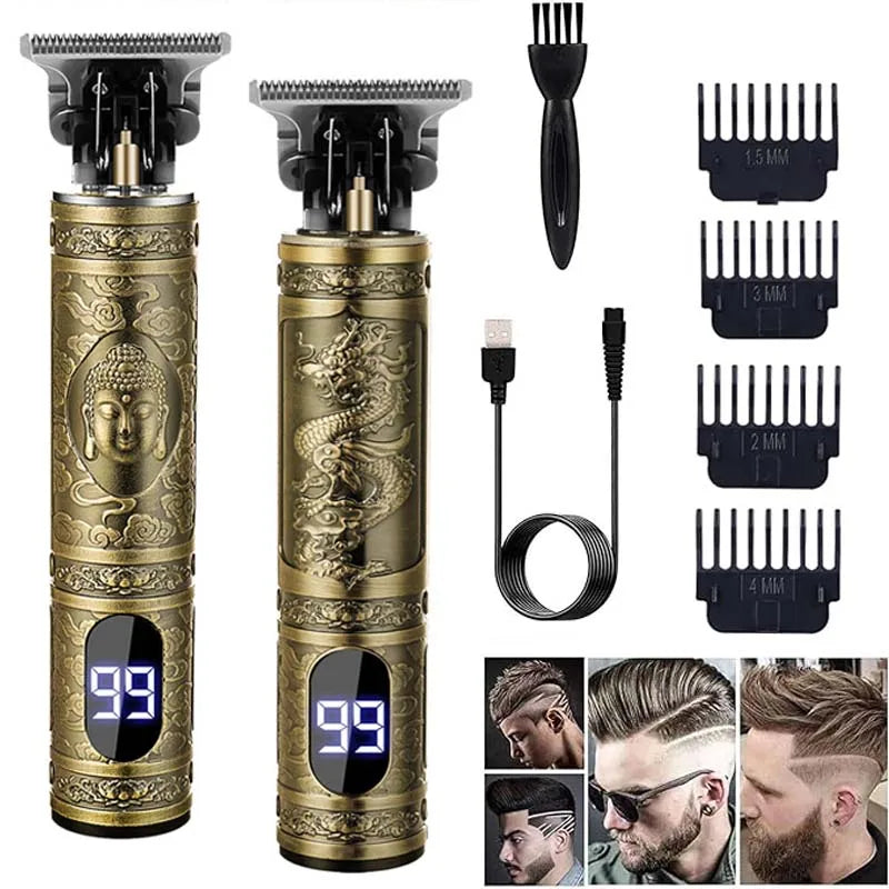 XMSJ T9 Electric Hair Clipper & Beard Trimmer USB Rechargeable Electric Hair Clipper Zpaxo