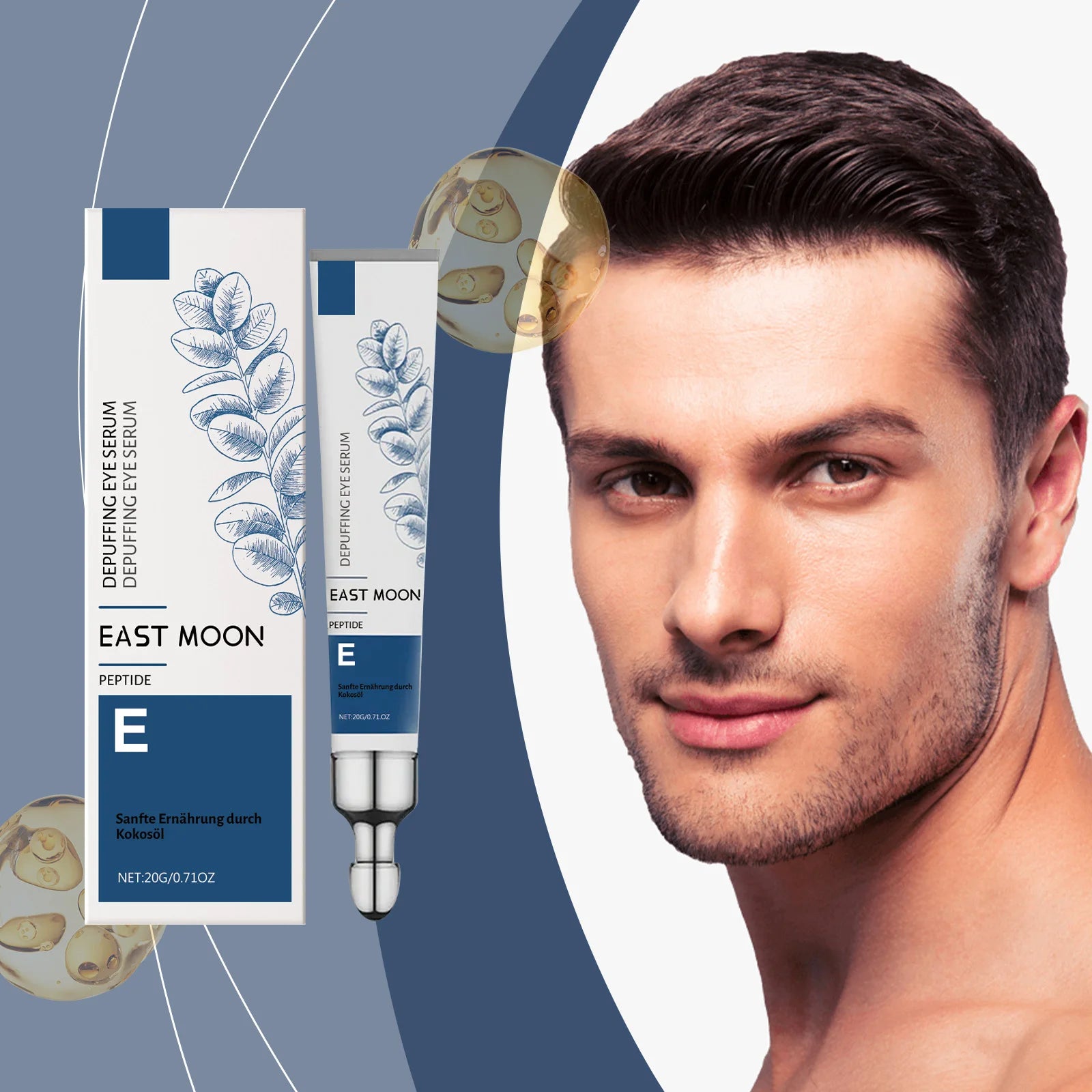 East Moon Men's Moisturizing Eye Cream – Dark Circles & Lines Men's Eye Cream Zpaxo