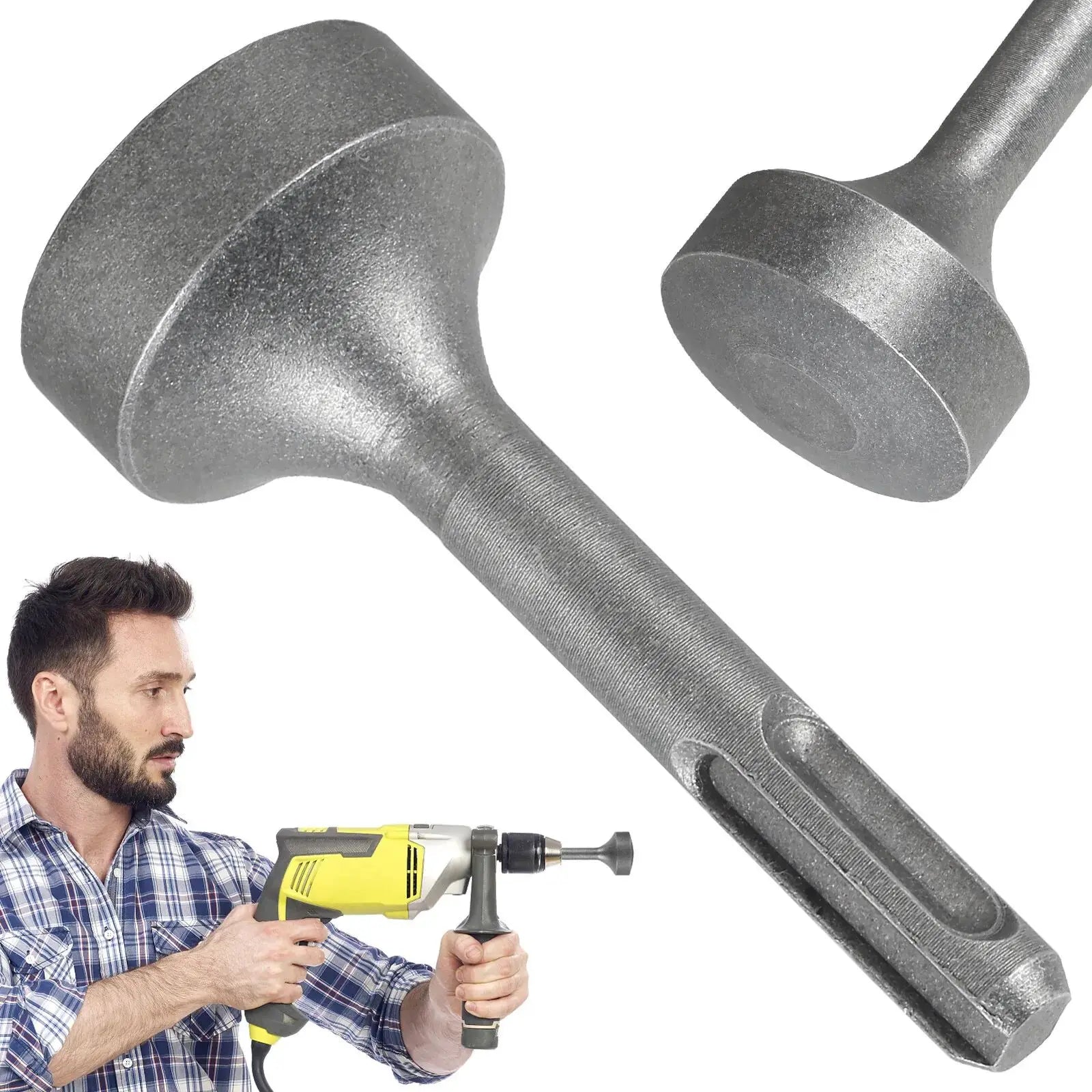 SDS Ground Rod Driver Forged Steel Drill Bit Wear Resistant Rotary