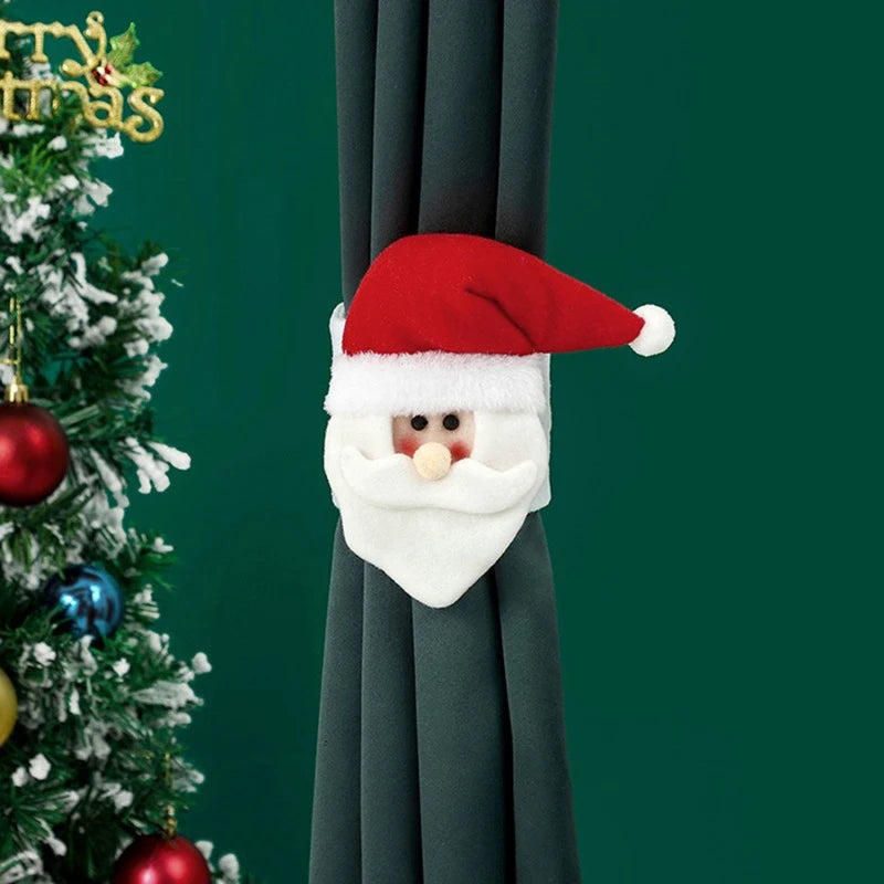 Christmas Curtain Clasps – Santa, Snowman, Penguin & Elk Curtain Clasp Zpaxo