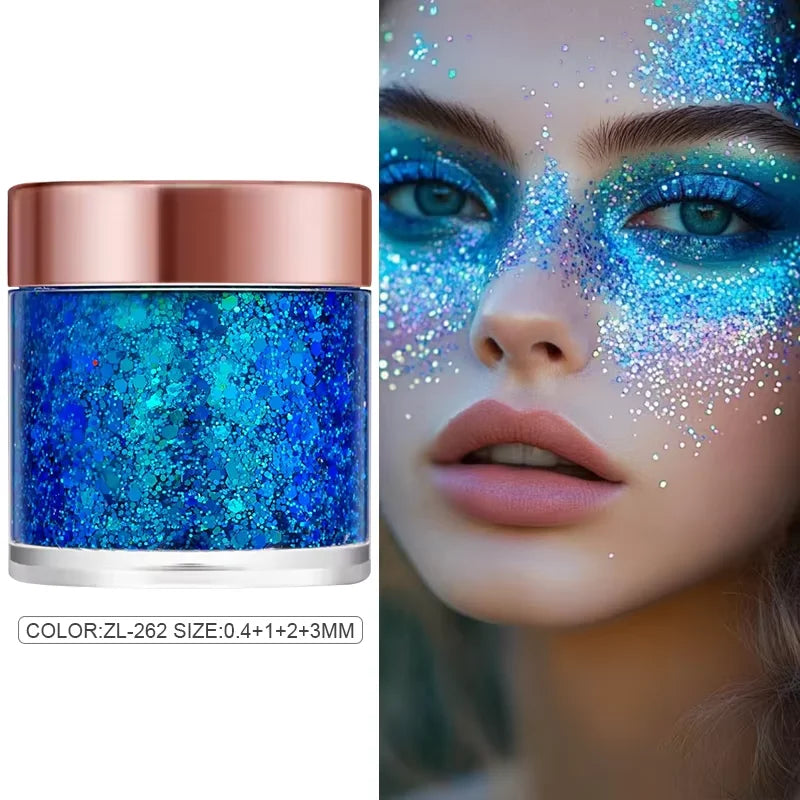Chameleon Glitter Gel Sequins Eye Body Hair Makeup Long-lasting Zpaxo ZL262