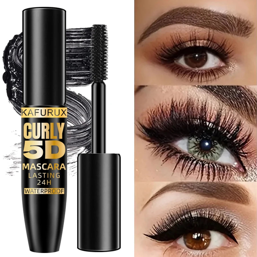 9 Colors 5D Mascara Blue White Green Black Thick Curl Waterproof
