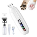 Pet Hair Trimmer Trimming Tool LED Light Electric Dog Paw Grooming