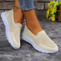 Women Sneakers 2024 Spring Summer Casual Single Shoes Old Beijing Zpaxo Beige 36