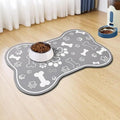 Non-Slip Home Pet Mat For Food And Water Bowl With Waterproof Quick-Dry Rubber Backing Diatomaceous Mud Absorbent Pet Placemat Zpaxo 40X60cm J