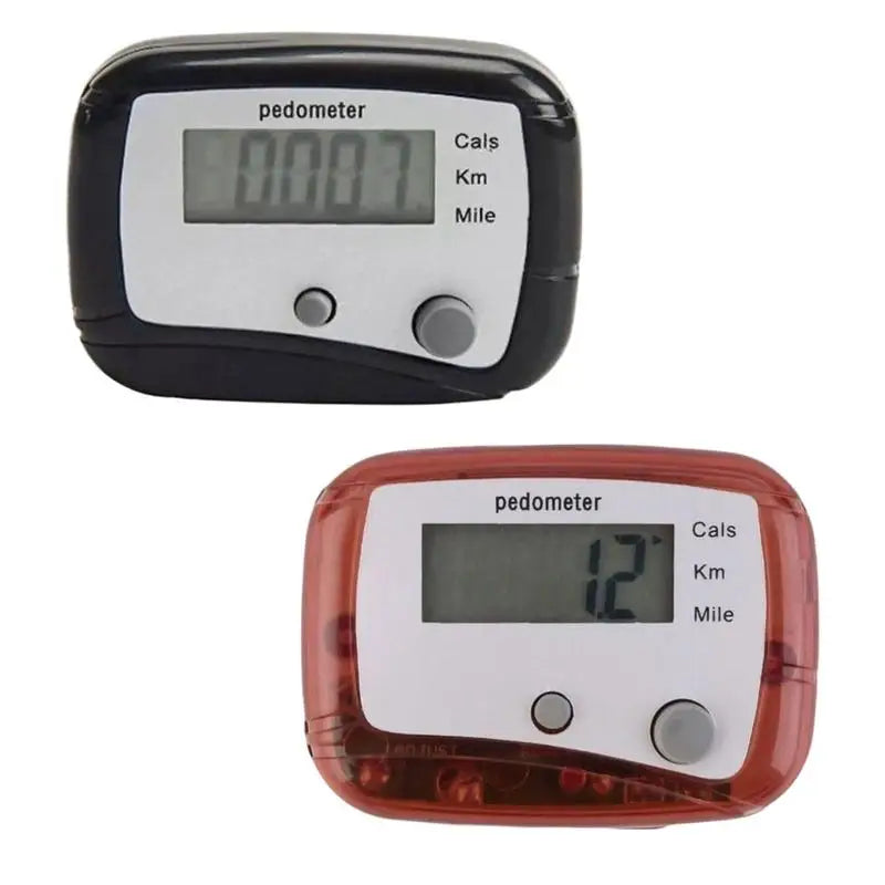 Accurate Step Counter Small Walking Distance Miles Km Pedometer Clip