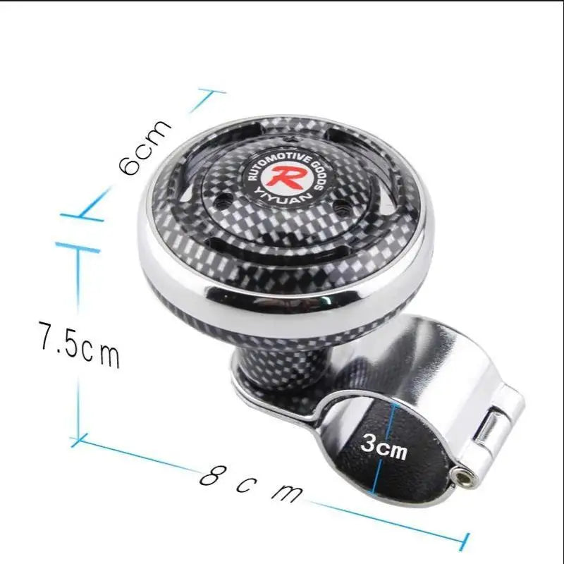 Universal Car Booster Ball Steering Wheel Power Handle Knob Rotating Zpaxo