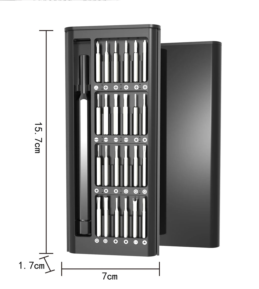25 In 1 Precision Screwdriver Set Magnetic Hexagonal Flat Head Tools For Mobile Phone Tablet Watch Hardware Repair Opening Tools Zpaxo