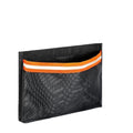 Portable Boat Storage Mesh Bag Removable Easy to Install Marine Organizers with Reflective Strips Multi-Purpose Zpaxo Black