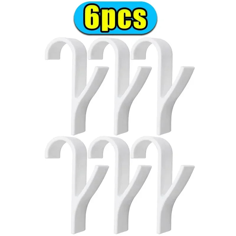Heated Radiator Towel Rail Hooks – Clip-On Bathroom Hanger Radiator Towel Hooks Zpaxo White-6pcs
